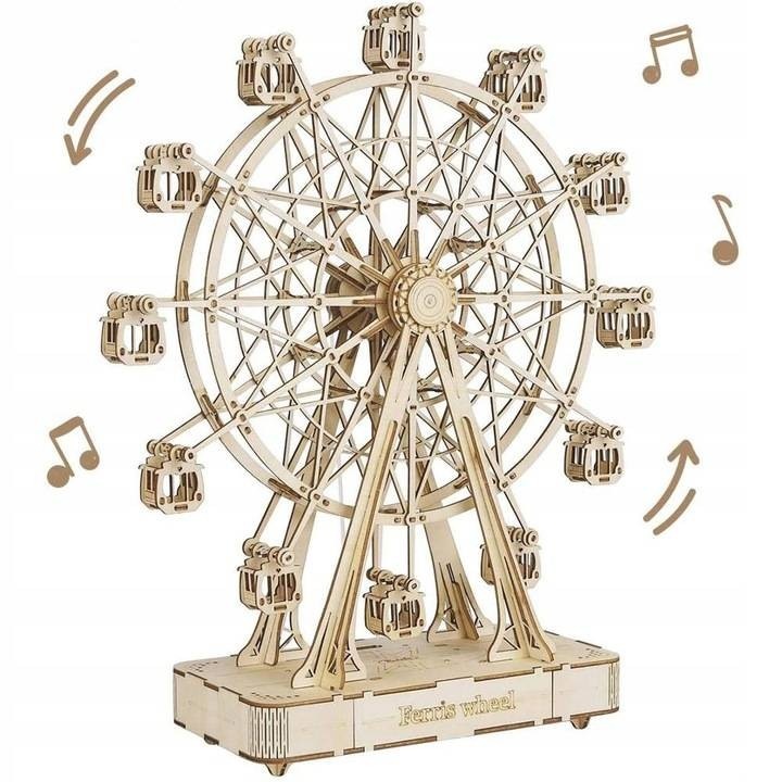 3D puzzel - houten bouwpakket - reuzenrad - 232 stukjes