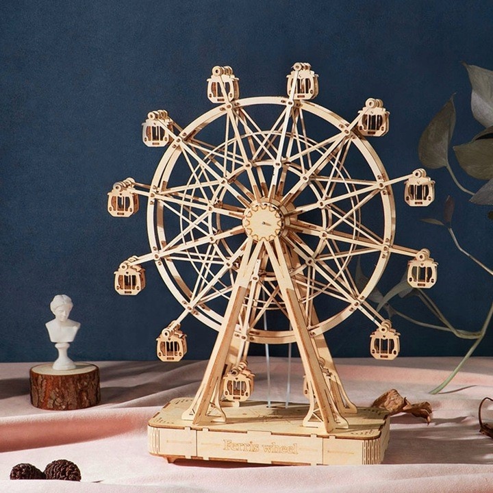 3D puzzel - houten bouwpakket - reuzenrad - 232 stukjes