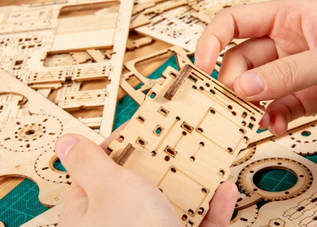 3D puzzel - houten bouwpakket - reuzenrad - 232 stukjes