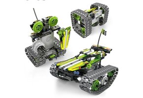 Bestuurbare robot - bouwstenen - 3-in-1 - 16x18x19 cm