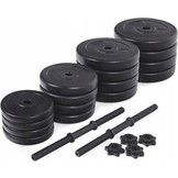 Halterset 30 kg - 2 halters van 15 kg - met schroefklemmen