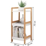 Boekenkast - nachtkastje - gangkast - wit