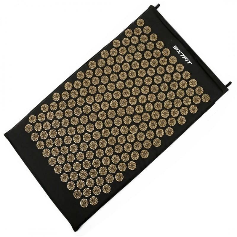 Spijkermat - shakti mat - acupressuur mat met kussen - bruin
