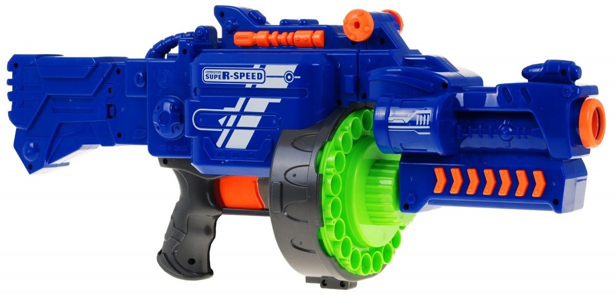 Nerf gun - speelgoed machinegeweer - met 40 darts - 53x15x20 cm