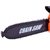 Speelgoed gereedschap - kettingzaag - met helm en handschoenen