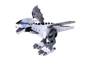 Draken speelgoed - met stoom, licht en geluid - 47x27x17,5 cm