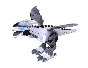 Draken speelgoed - met stoom, licht en geluid - 47x27x17,5 cm