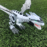 Draken speelgoed - met stoom, licht en geluid - 47x27x17,5 cm