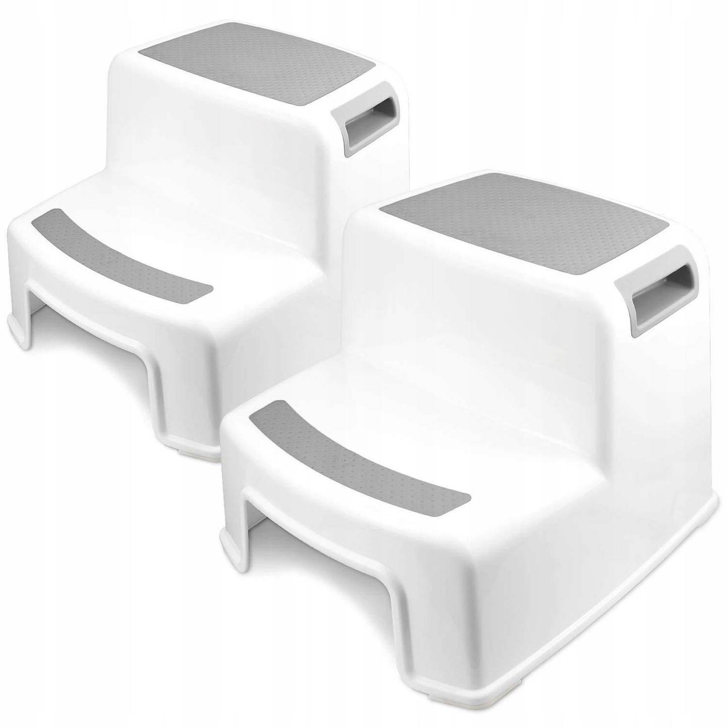 Opstapje - opstapkrukje - kinderkrukje - 2 stuks - wit