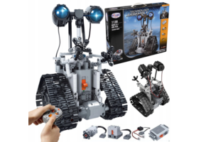 Robot speelgoed - RC - bouwpakket - 408 bouwstenen - 14x15x21cm