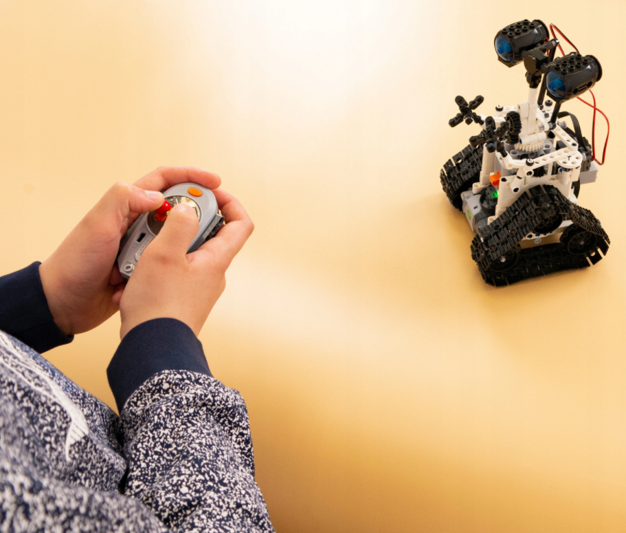 Robot speelgoed - RC - bouwpakket - 408 bouwstenen - 14x15x21cm