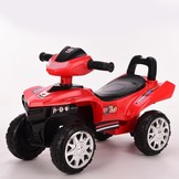 Loopauto - quad - met licht en geluid - 60x31x41,5 cm - rood