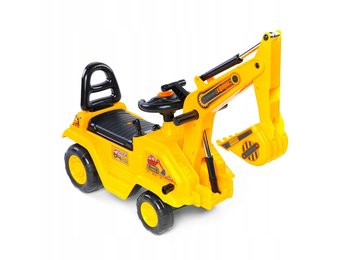 Loopauto - graafmachine - 105x28x39 cm - geel