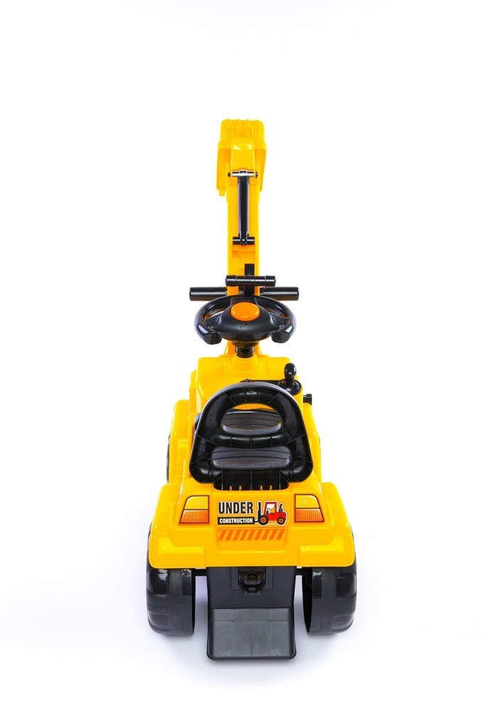 Loopauto - graafmachine - 105x28x39 cm - geel