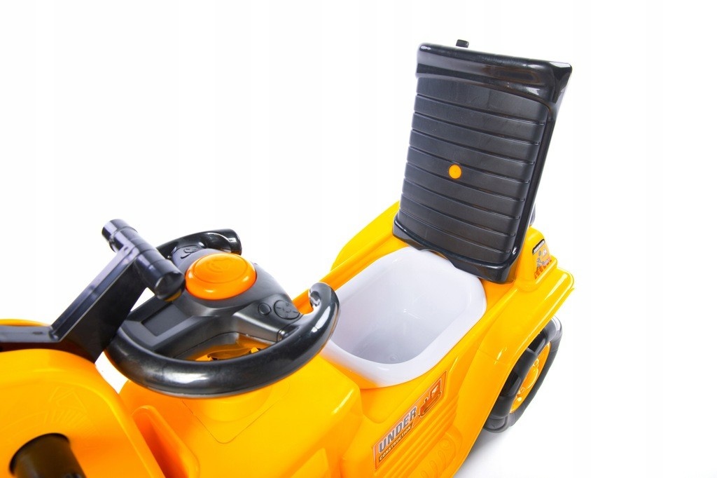 Loopauto - graafmachine - 105x28x39 cm - geel