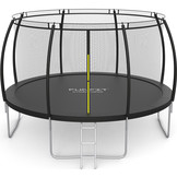 Trampoline met net - 435 cm - 14 FT - zwart - tot 150 kg
