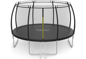 Trampoline met net - 404 cm - 13 FT - zwart - tot 150 kg