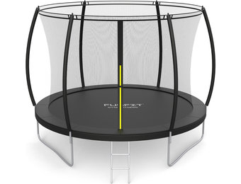 Trampoline met net - 312 cm - 10 FT - zwart - tot 120 kg
