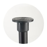 Telescopische doucherek - zwart - 2 niveaus