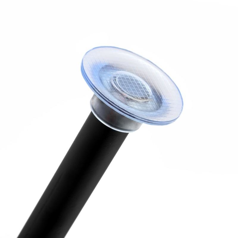 Telescopische doucherek - zwart - 3 niveaus