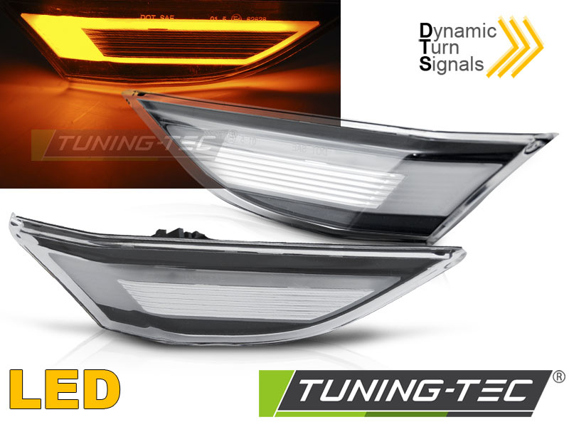 Zijkant knipperlichten PORSCHE 911 (991) CARRERA 11-15 - WIT LED