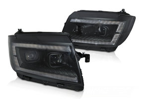 Koplampen geschikt voor VW CRAFTER II vanaf 2017- DRL ZWART