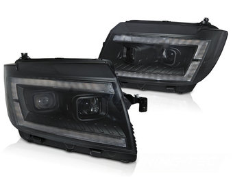 Koplampen voor VW CRAFTER II vanaf 2017- DRL ZWART