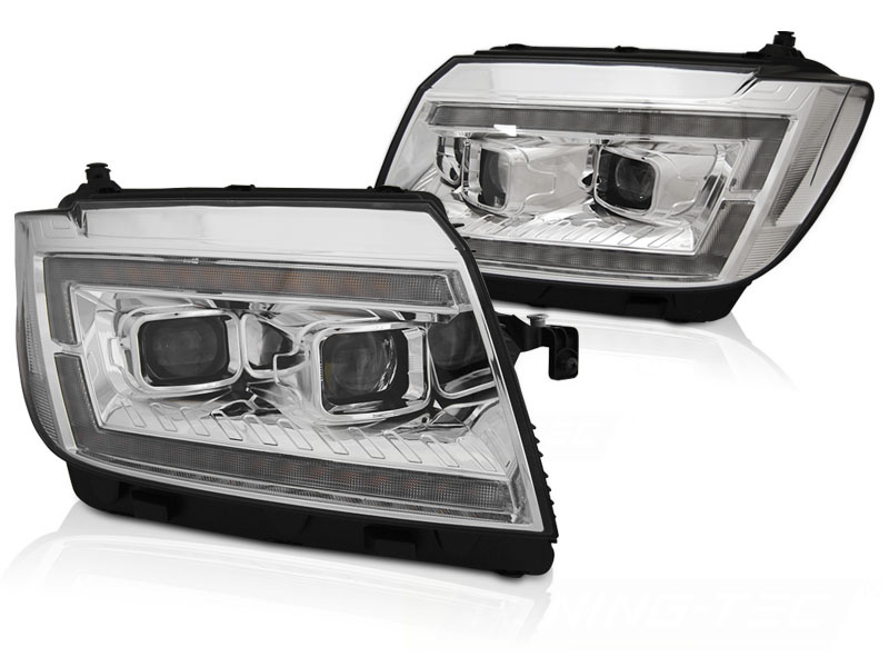 Koplampen voor VW CRAFTER II vanaf 2017- DRL CHROOM
