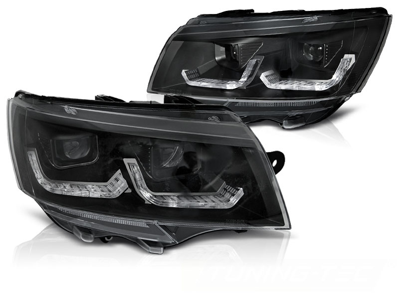 Koplampen voor VW T6.1 vanaf 2020 - DRL ZWART