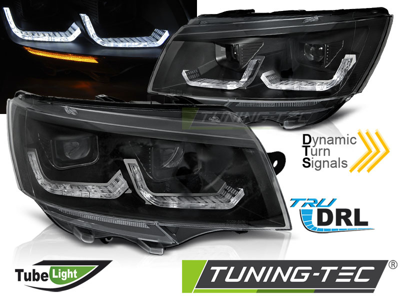 Koplampen voor VW T6.1 vanaf 2020 - DRL ZWART