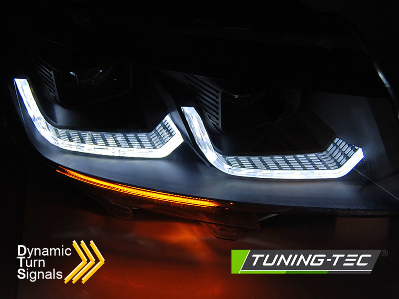 Koplampen voor VW T6.1 vanaf 2020 - DRL ZWART