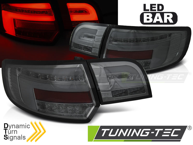 Achterlichten geschikt voor AUDI A3 8P 5D SPORTBACK 03-08 - LED WIT SMOKE