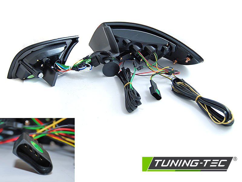 Achterlichten geschikt voor AUDI A3 8P 5D SPORTBACK 03-08 - LED WIT SMOKE