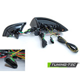 Achterlichten voor AUDI A3 8P 5D SPORTBACK 03-08 - LED ZWART