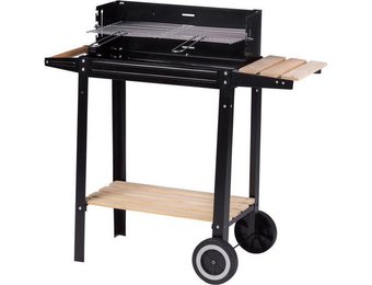 Barbecue - BBQ - met 1 werkplateau - met verstelbaar rooster