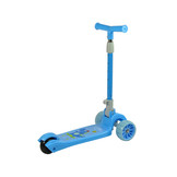 Driewieler kinderstep - met led verlichting - blauwe krokodillen