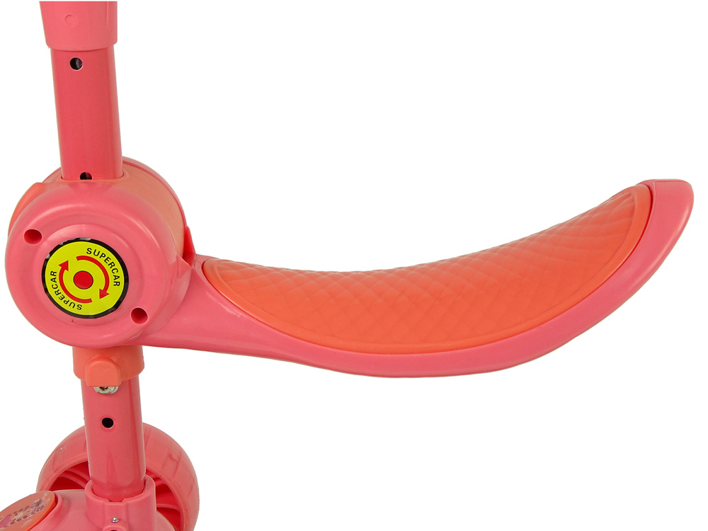 Driewieler kinderstep - met zitje - roze - konijn - tot 30 kg