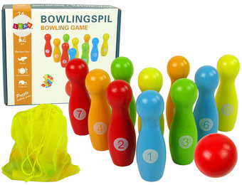 Bowlingkegels - bowlingset kind - 10 kegels & kogel