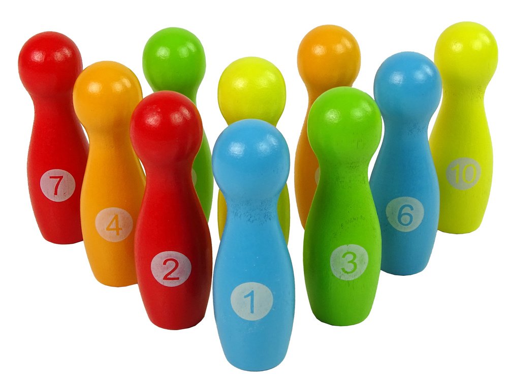 Bowlingkegels - bowlingset kind - 10 kegels & kogel
