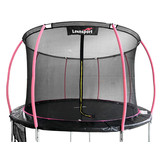 Trampoline - 244 cm - roze zwart - veiligheidsnet - tot 100kg