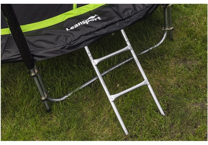 Trampoline - 244 cm - groen zwart - veiligheidsnet - tot 100kg