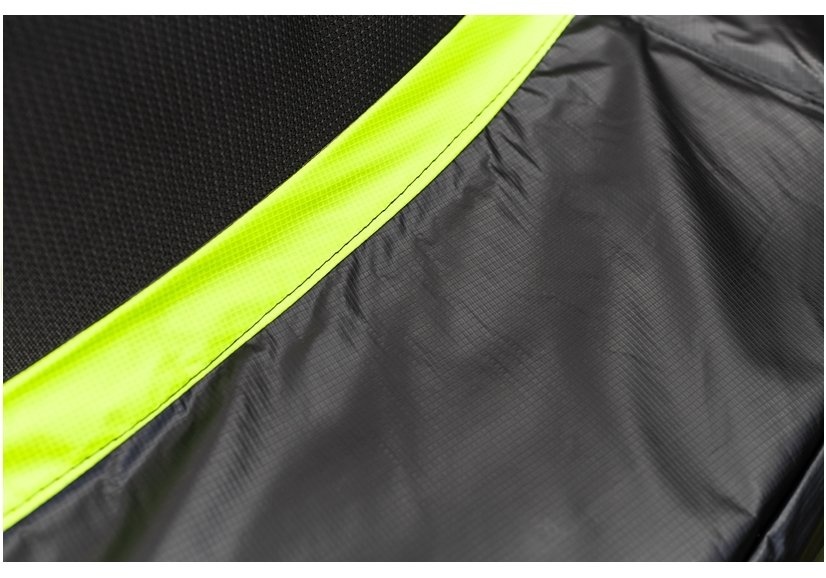 Trampoline - 244 cm - groen zwart - veiligheidsnet - tot 100kg