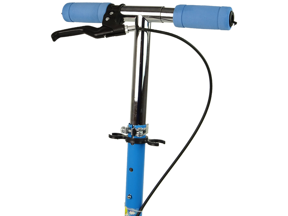 Kinderstep 3 wielen - met handrem- max.gewicht 30kg - blauw