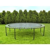 Trampoline - 305 cm - met net en ladder - tot 150 kg - zwart