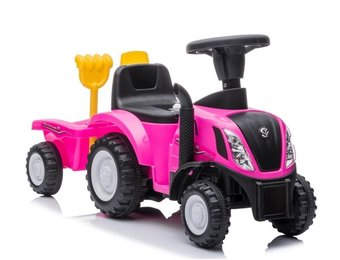 Speelgoed tractor - roze - met aanhanger - tot 25 kg - 91x 29x44 cm