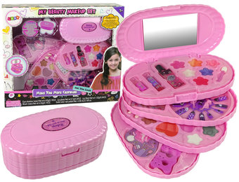 Kinder make up - schoonheidsset - make up tas - onschadelijk