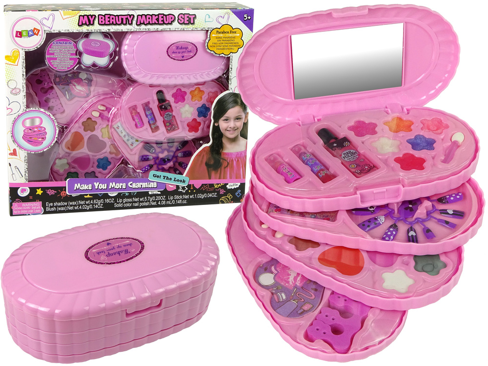 Kinder make up - schoonheidsset - make up tas - onschadelijk