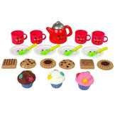 Theeservies kind - met snacks - servies