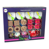 Theeservies kind - met snacks - servies