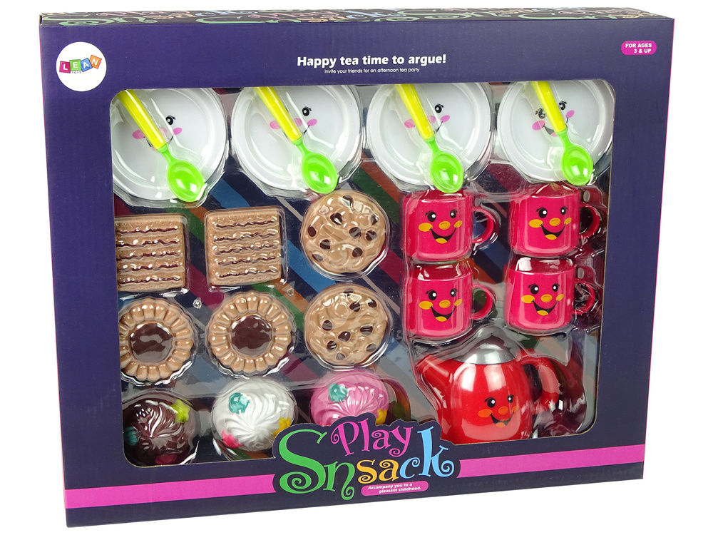 Theeservies kind - met snacks - servies